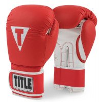 Боксерские перчатки TITLE Pro Style Leather Training Gloves 3.0 Red