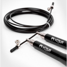 Скоростная скакалка Venum Thunder Evo Jump Rope Black