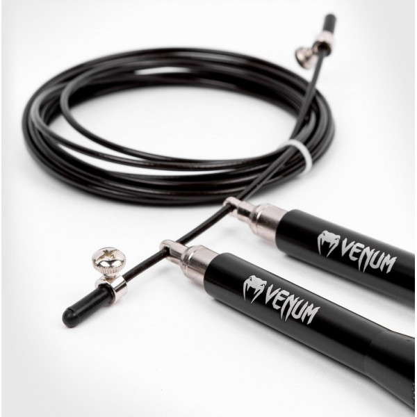 Скоростная скакалка Venum Thunder Evo Jump Rope Black