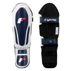 Защита голени Fighting Force Shin & Instep Guards White Blue