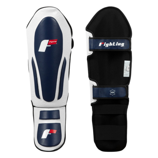 Защита голени Fighting Force Shin & Instep Guards White Blue