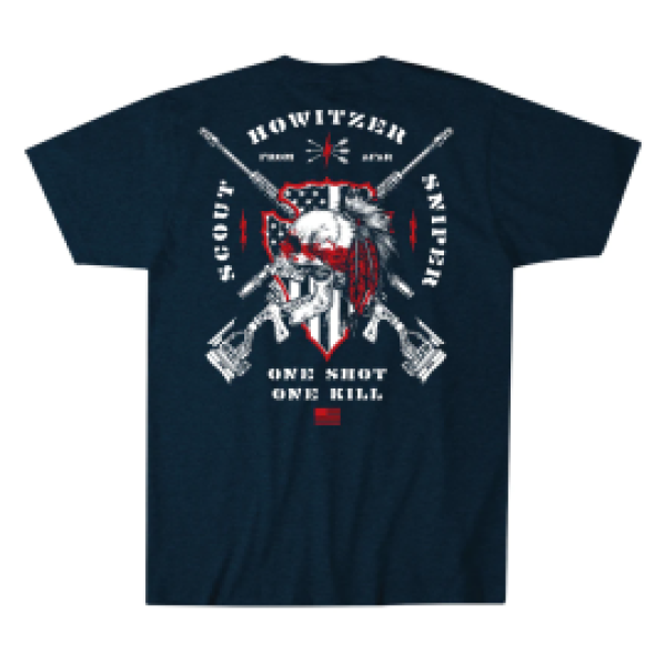 Футболка Howitzer From Afar Shortsleeve Tee Denim/Black Heather