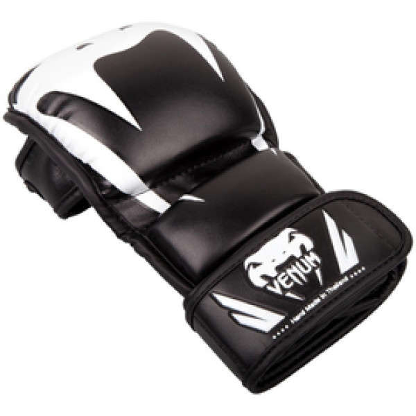 Перчатки Venum Impact Sparring MMA Gloves Black White