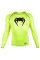 Компрессионная футболка Venum Contender 3.0 Compression T-shirt Long Sleeves Yellow/Black