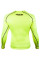 Компрессионная футболка Venum Contender 3.0 Compression T-shirt Long Sleeves Yellow/Black