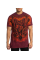 Футболка Affliction Post Human Burgundy Lava Wash