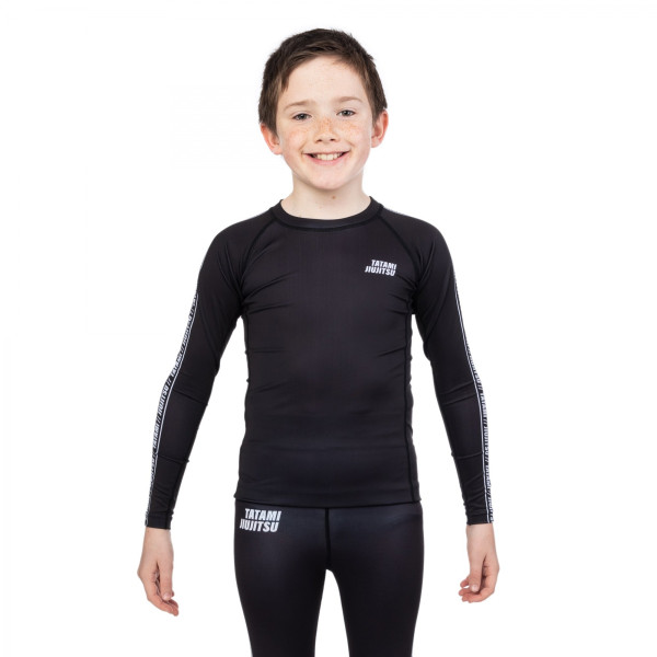 Детский рашгард Tatami Kids Vengeance Long Sleeve Rash Guard Black