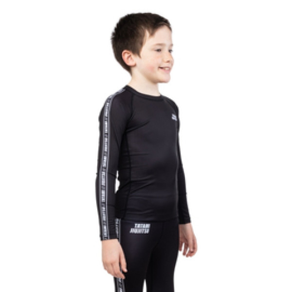 Детский рашгард Tatami Kids Vengeance Long Sleeve Rash Guard Black