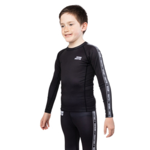 Детский рашгард Tatami Kids Vengeance Long Sleeve Rash Guard Black