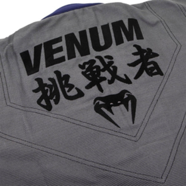 Кимоно Venum Challenger 4.0 BJJ Gi Grey Navy Blue