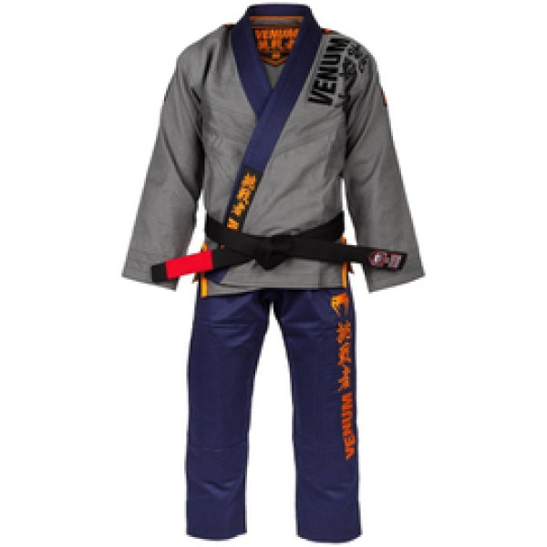 Кимоно Venum Challenger 4.0 BJJ Gi Grey Navy Blue
