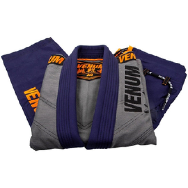 Кимоно Venum Challenger 4.0 BJJ Gi Grey Navy Blue