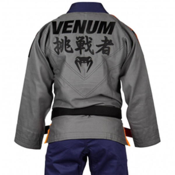 Кимоно Venum Challenger 4.0 BJJ Gi Grey Navy Blue