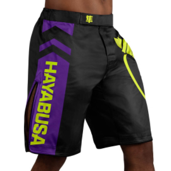 Шорты для MMA Hayabusa Icon Fight Shorts Black Neon