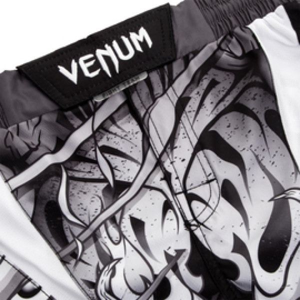 Шорты для MMA Venum Devil Fightshorts White Black