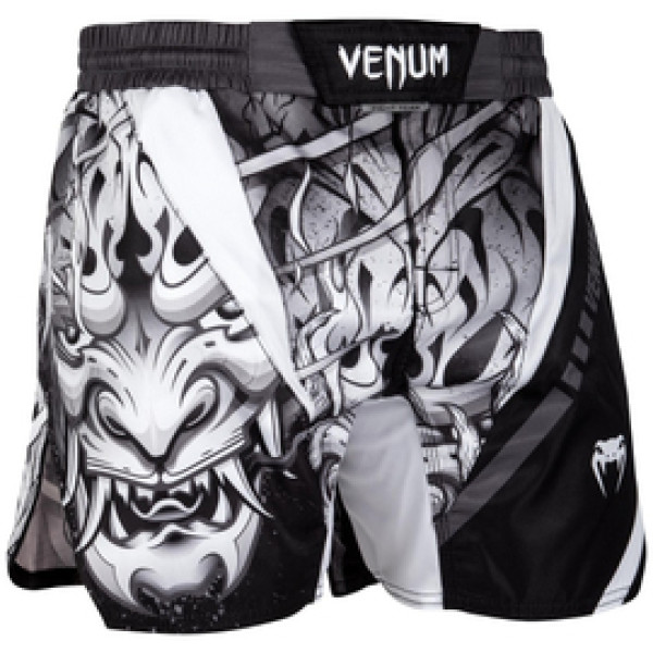 Шорты для MMA Venum Devil Fightshorts White Black
