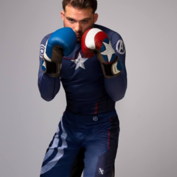Рашгард Hayabusa Captain America Long Sleeve Rashguard