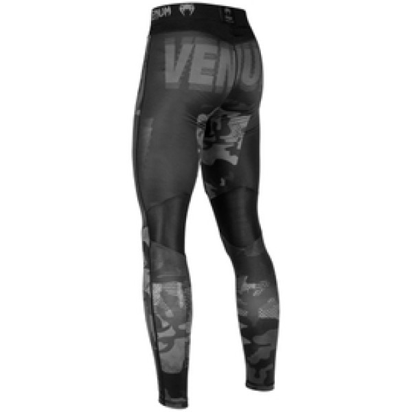 Компрессионные штаны Venum Tactical Spats Urban Camo Black Black
