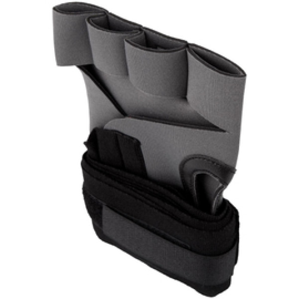 Накладки гелевые бинты Venum Gel Kontact Glove Wraps Grey Black