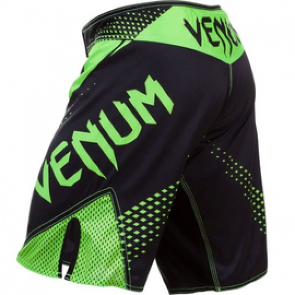 Шорты MMA Venum Hurricane Fight Shorts Black Neo Green