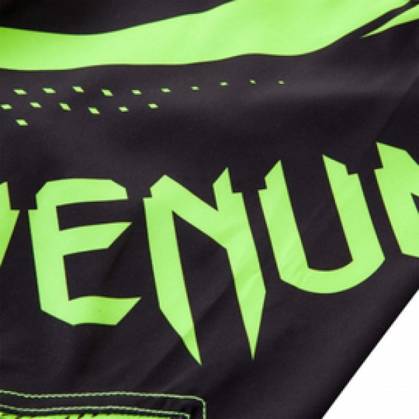 Шорты MMA Venum Hurricane Fight Shorts Black Neo Green