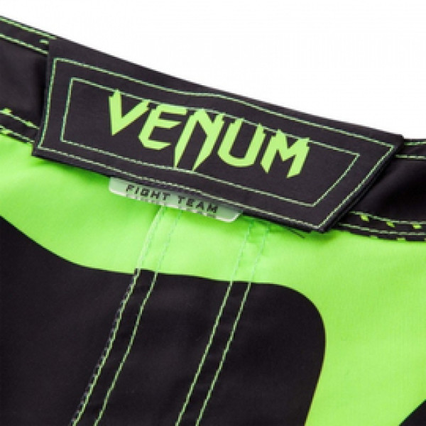 Шорты MMA Venum Hurricane Fight Shorts Black Neo Green
