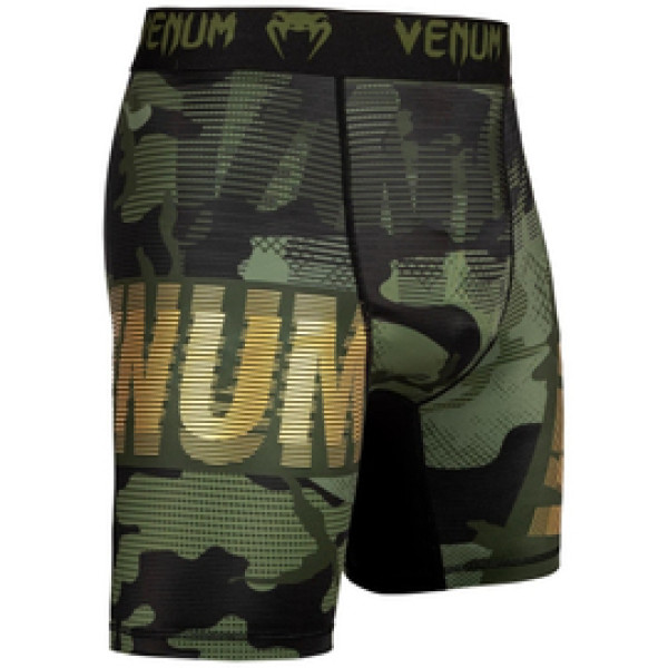 Компрессионные шорты Venum Tactical Compression Shorts Forest Camo Black