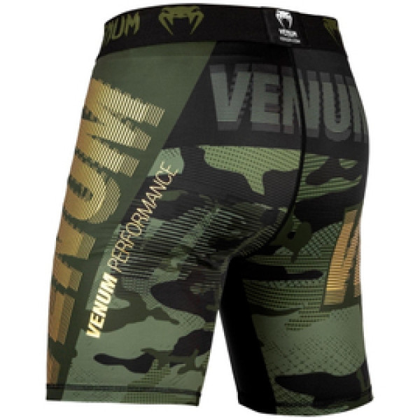 Компрессионные шорты Venum Tactical Compression Shorts Forest Camo Black