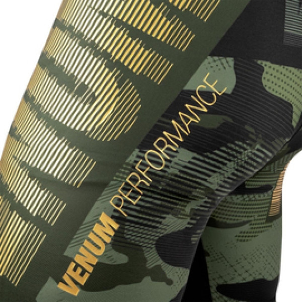 Компрессионные шорты Venum Tactical Compression Shorts Forest Camo Black