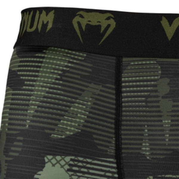 Компрессионные шорты Venum Tactical Compression Shorts Forest Camo Black