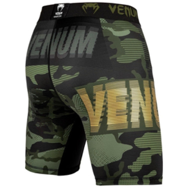 Компрессионные шорты Venum Tactical Compression Shorts Forest Camo Black