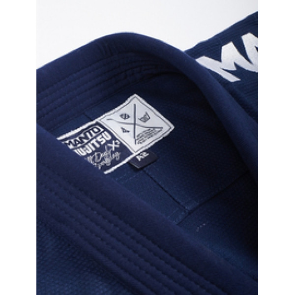 Кимоно для джиу-джитсу MANTO X3 BJJ GI Navy White V2