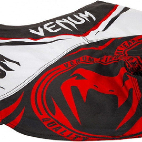 Бойцовские шорты Venum Sharp Fightshorts Black Ice Red