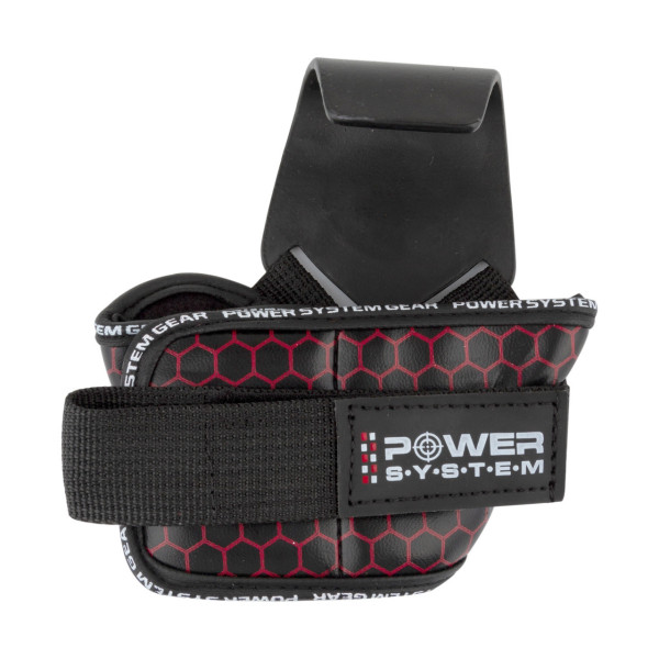 Гаки для тяги на зап'ястя Power System PS-3360 Hooks V2 Black/Red L