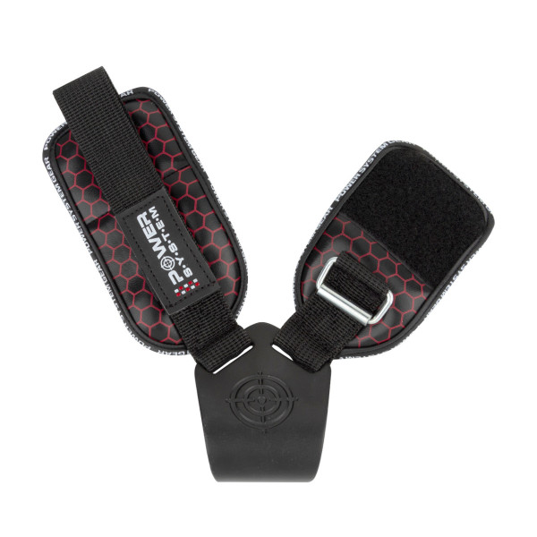Гаки для тяги на зап'ястя Power System PS-3360 Hooks V2 Black/Red L