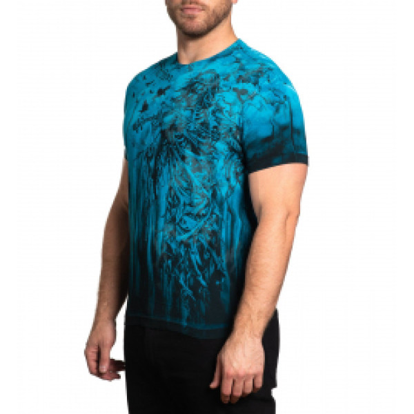 Футболка Affliction Death Tune Bluejay