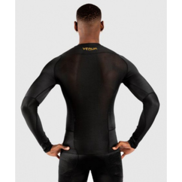 Рашгард Venum G-Fit Rashguard Long Sleeves Black Gold