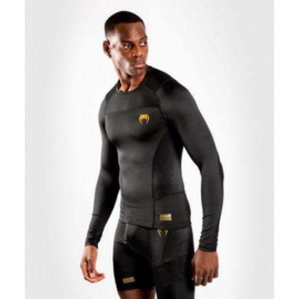 Рашгард Venum G-Fit Rashguard Long Sleeves Black Gold