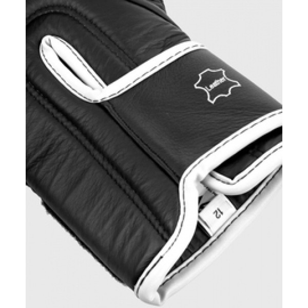 Боксерские перчатки Venum Hammer Pro Velcro Nappa Leather Black White