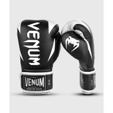 Боксерские перчатки Venum Hammer Pro Velcro Nappa Leather Black White