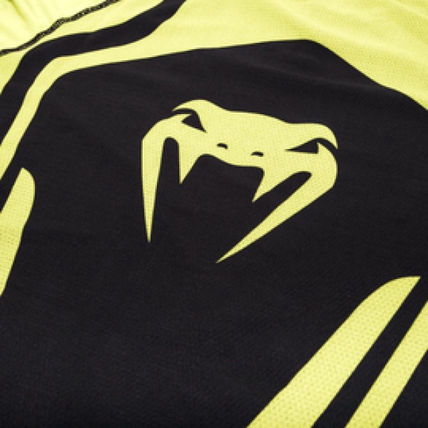 Компрессионная футболка Venum Technical Compression T-shirt Long Sleeves Black Yellow