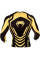 Компрессионная футболка Venum Technical Compression T-shirt Long Sleeves Black Yellow