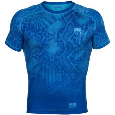 Компрессионная футболка Venum Fusion Compression T-shirt Blue Short Sleeves
