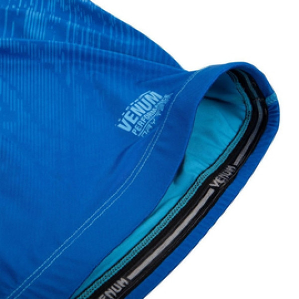 Компрессионная футболка Venum Fusion Compression T-shirt Blue Short Sleeves