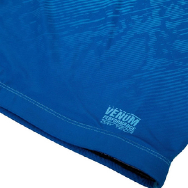 Компрессионная футболка Venum Fusion Compression T-shirt Blue Short Sleeves