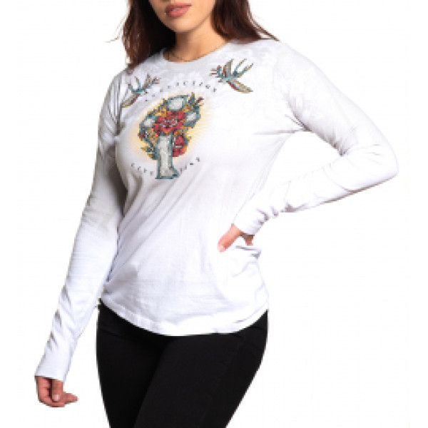Женский лонгслив Devoted to Glory AW24259 White
