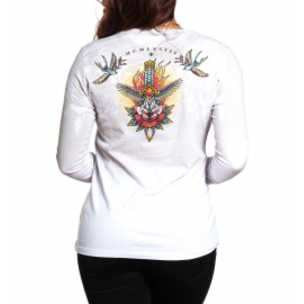 Женский лонгслив Devoted to Glory AW24259 White