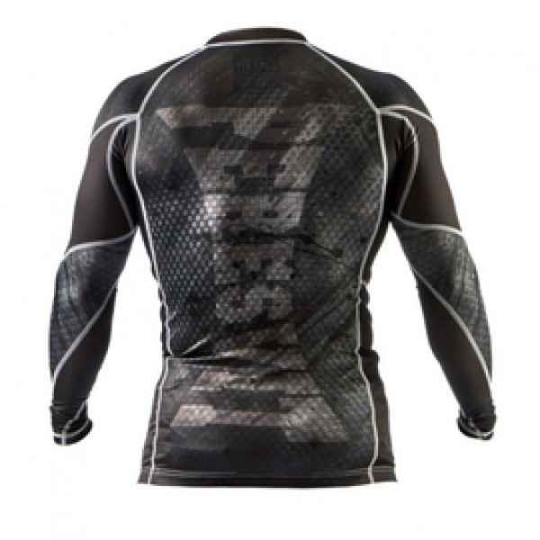 Рашгард Peresvit Immortal Silver Force Rashguard Long Sleeve Black Rain