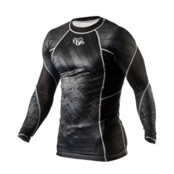 Рашгард Peresvit Immortal Silver Force Rashguard Long Sleeve Black Rain