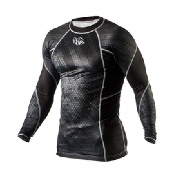 Рашгард Peresvit Immortal Silver Force Rashguard Long Sleeve Black Rain